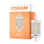Osram LED R7s 78mm Kirkas 7.3W 806lm - 827 Erittäin Lämmin Valkoinen | Korvaa 60W
