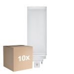 Monipakkaus 10x Ledvance Dulux-T LED 10W - 830 Lämmin Valkoinen | 4-Nastaa - Korvaa 26W