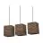 Ledvance Decor Pahvi Neliö- Ruskea | Sopii 3X E27
