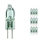 Monipakkaus 10x Philips Microprojection Halogeeni G4 Lamppu Focusline 30 W 