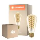 Monipakkaus 4x Osram Vintage 1906 LED E27 Edison Filament Kulta 8.8W 806lm - 824 Erittäin Lämmin Valkoinen | Himmennettävä - Korvaa 60W